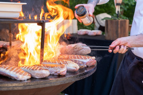 The fire & gastronomy experience for your events (Photo: Steffen Traiteur)