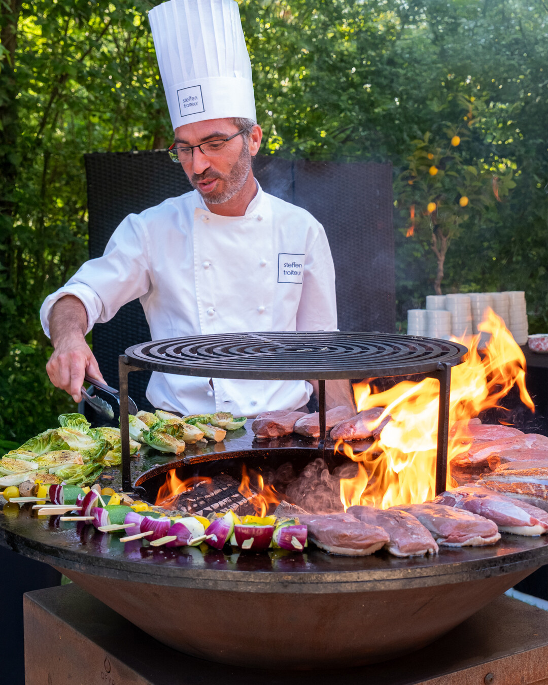 The fire & gastronomy experience for your events (Photo: Steffen Traiteur)