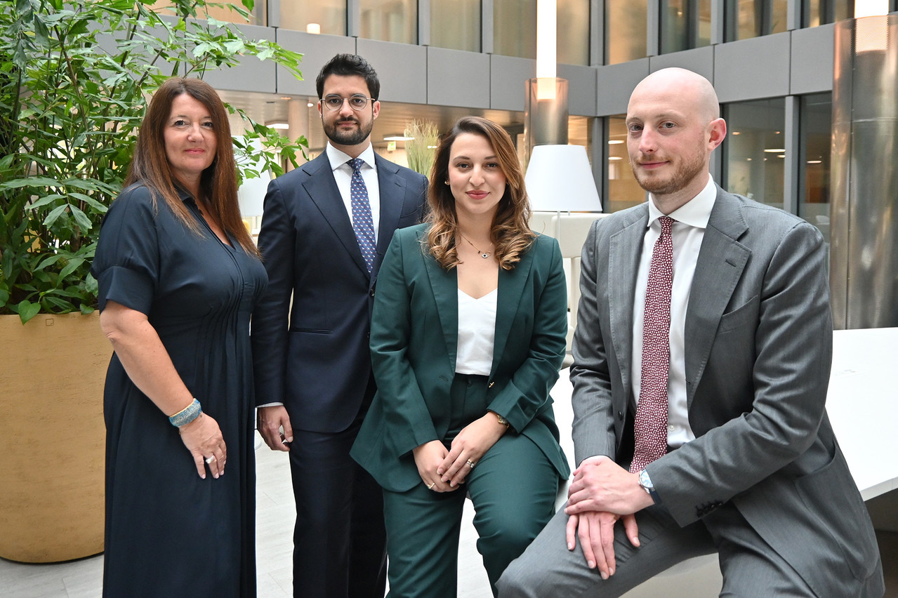 From left to right: Nathalie Campello (Senior Counsel, Banking and Finance), David Paiva (Counsel, Corporate and M&A), Maria Rodriguez (Counsel, Investment Funds) and Vincent Quittre (Managing Counsel, Tax) Credit : Dentons