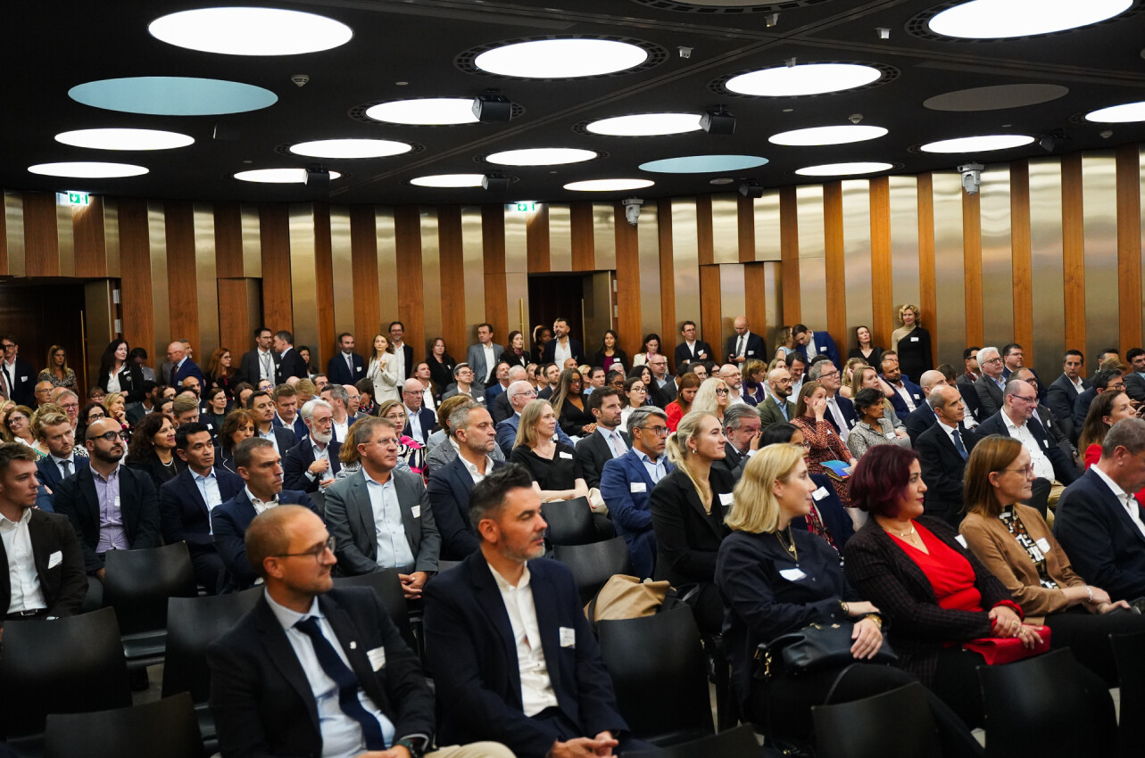 Nearly 300 people from the fund industry attended the launch event for the “Fund Bible”.  (Photo: Iberico Carmo)