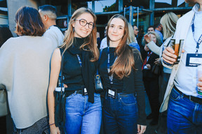 Clémentine Offner and Angelika Stein (WeConnect). Photo: Julian Pierrot/Paperjam