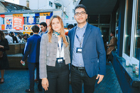 Anca-Maria Bejan (Vialto Partners Luxembourg) and Onur Kilic (Vialto Partners Luxembourg). Photo: Julian Pierrot/Paperjam