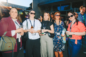 Leila Halilovic, Camille Hollender, Eugénie Dewulf and Mary Carey (PwC Luxembourg). Photo: Julian Pierrot/Paperjam