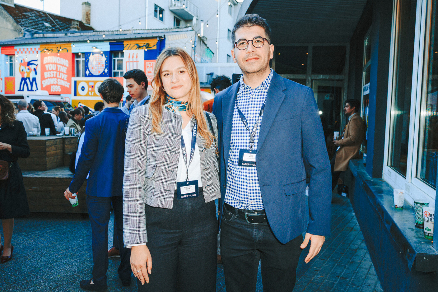 Anca-Maria Bejan (Vialto Partners Luxembourg) and Onur Kilic (Vialto Partners Luxembourg). Photo: Julian Pierrot/Paperjam