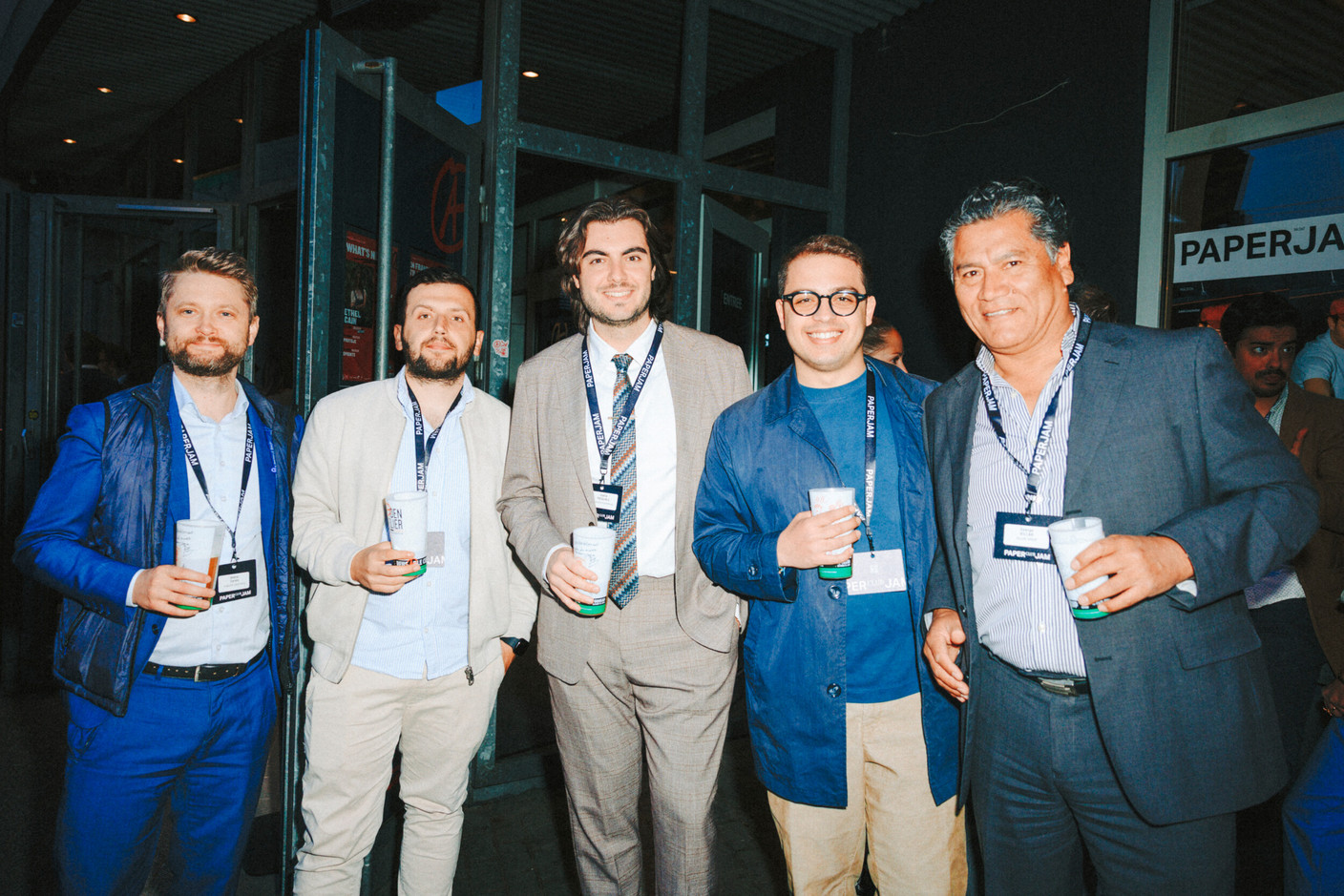 Andrei Carare, Borici Ardit, Danza Pasquale, Roberto Pranzo (Armundia Luxembourg) and George Villar (Villar Group). Photo: Julian Pierrot/Paperjam