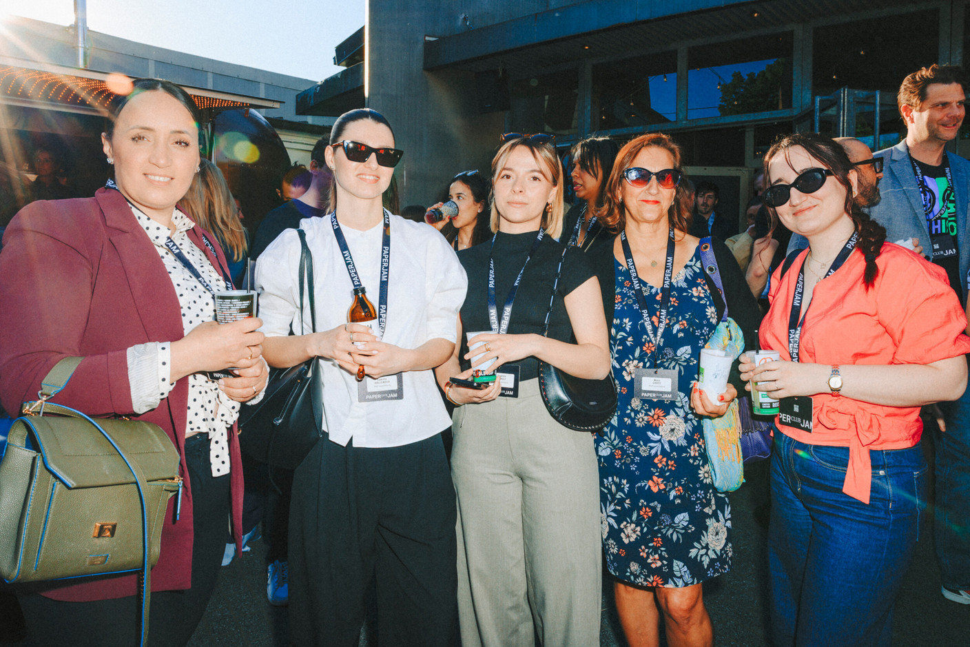 Leila Halilovic, Camille Hollender, Eugénie Dewulf and Mary Carey (PwC Luxembourg). Photo: Julian Pierrot/Paperjam