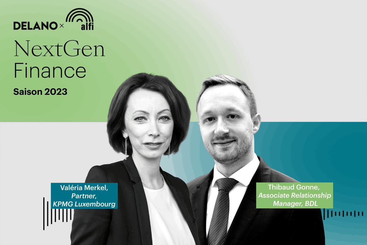 Valeria Markel, Partner Asset Management, KPMG Luxembourg and Thibaud Gonne, Associate Relationship Manager, Banque de Luxembourg Maison Moderne