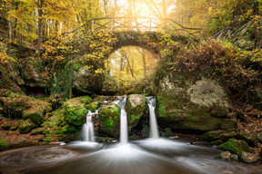 The “Schiessentümpel” waterfall in the Mullerthal region in Luxembourg. Photo: Shutterstock