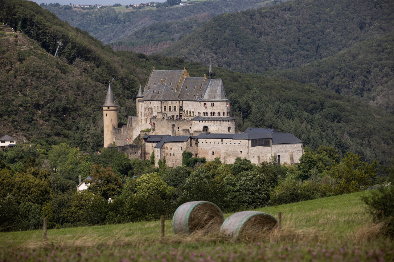 Vianden Castle, built between the 11th and 14th centuries on the remains of a Roman castellum and Carolingian refuge, is one of Europe’s largest and finest feudal residences. Photo: Guy Wolff/Archives