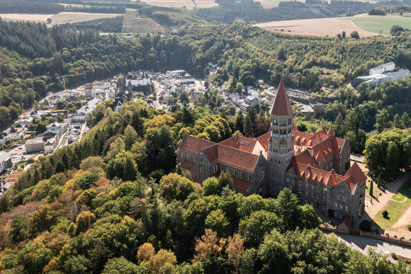 The Abbey of St. Maurice and St. Maurus in Clervaux. Photo: Guy Wolff/Archives