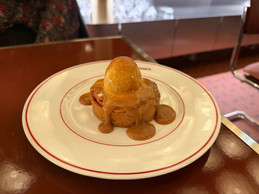 Apple tartlet: a shortcrust pastry generously buttered and perfectly crisp. A lovely surprise for dessert. (Photo: Paperjam)