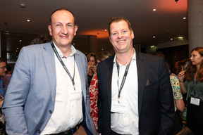 Eric Groenendaels (ControlC) and Frédéric Vandendorpe (Vanbreda Risk & Benefits). Photo: Eva Krins / Maison Moderne