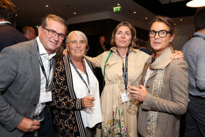 Lee Godfrey (Kurtosys), Marie-Jeanne Chèvremont-Lorenzini, Cécile Lorenzini (Vanksen) and Isabelle Faber (Post). Photo: Eva Krins / Maison Moderne