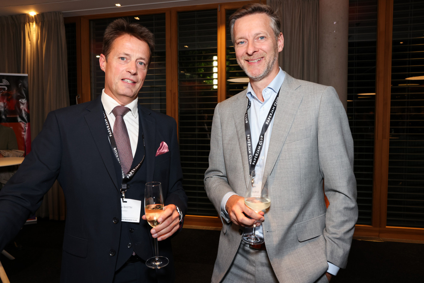 Olivier Bastin (LuxRED) and Guy Degryse (Baltisse Luxembourg). Photo: Eva Krins / Maison Moderne