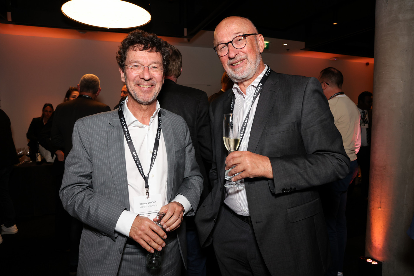 Philippe Dupont (Arendt & Medernach) on the left. Photo: Eva Krins / Maison Moderne