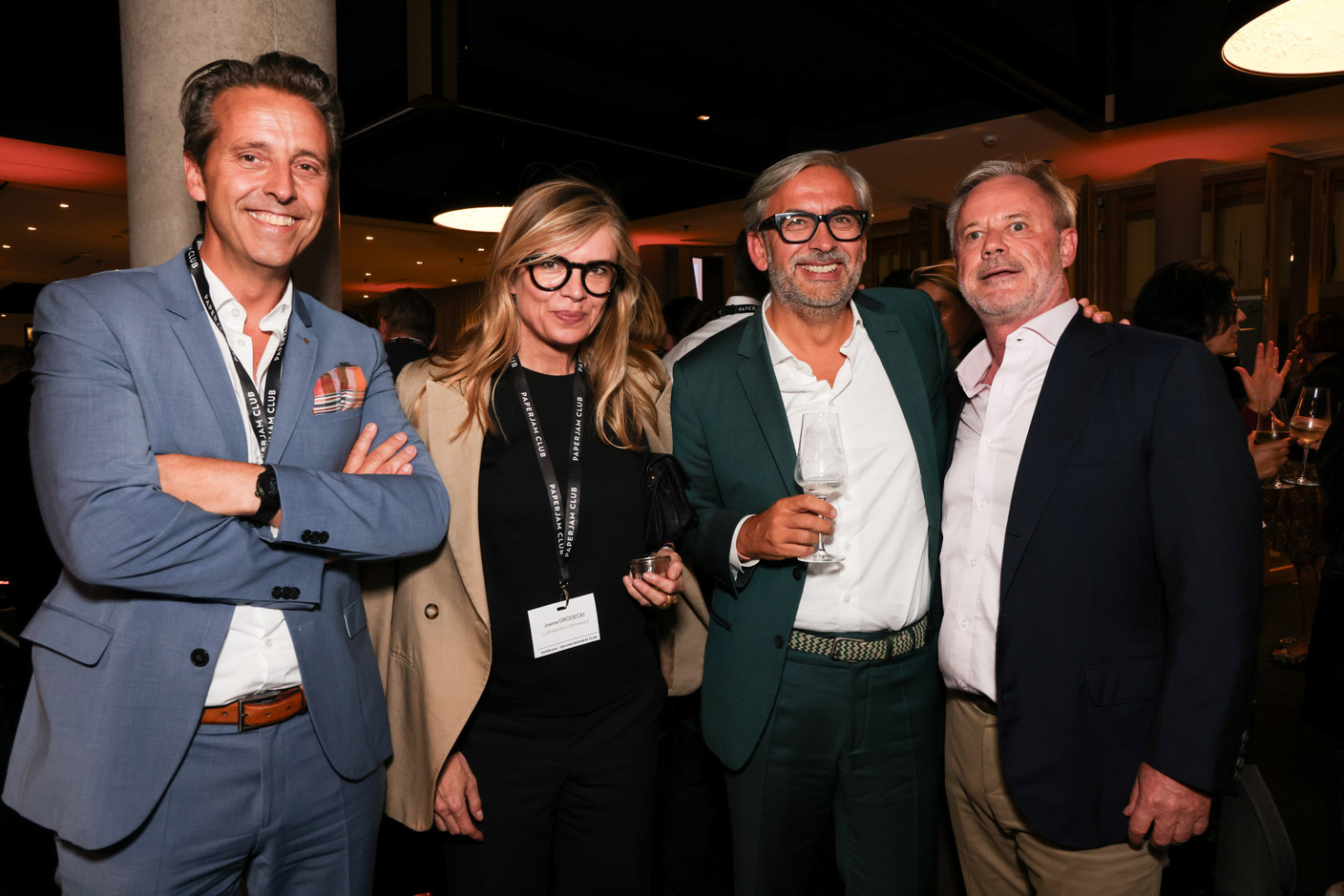 Joanna Grodecki (Luxembourg for Finance), Mike Koedinger (Maison Moderne) in the centre. Photo: Eva Krins / Maison Moderne