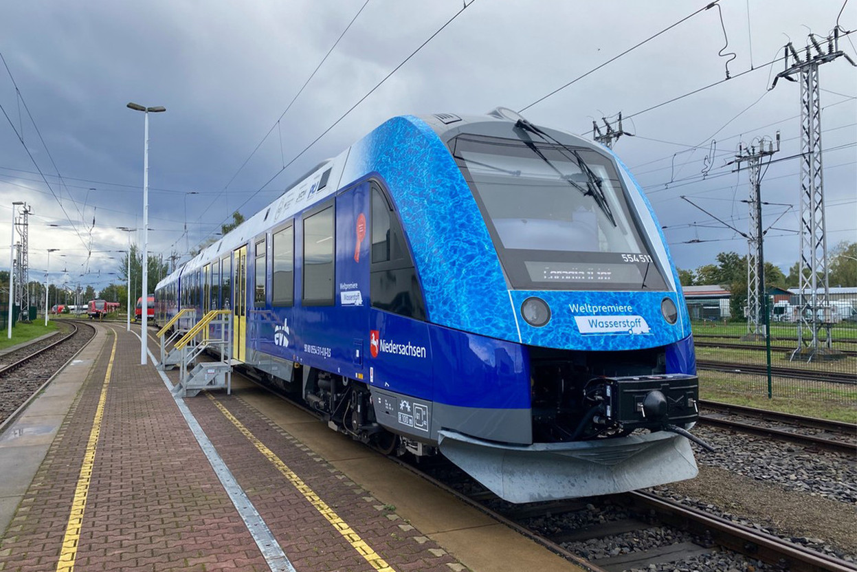 Alstom has already concluded several contracts to deliver 14 Coradia iLint trains for Lower Saxony and 27 Coradia iLint trains for the Frankfurt region in the next few years. (Photo: Jeremy Zabatta/Paperjam)
