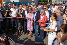 The traditional ribbon-cutting ceremony marked the inauguration of the Schueberfouer.  Photo: Romain Gamba/Maison Moderne