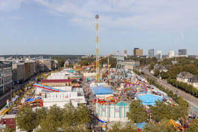 211 stands are gathered on the Glacis for the Schueberfouer.  Photo: Romain Gamba/Maison Moderne