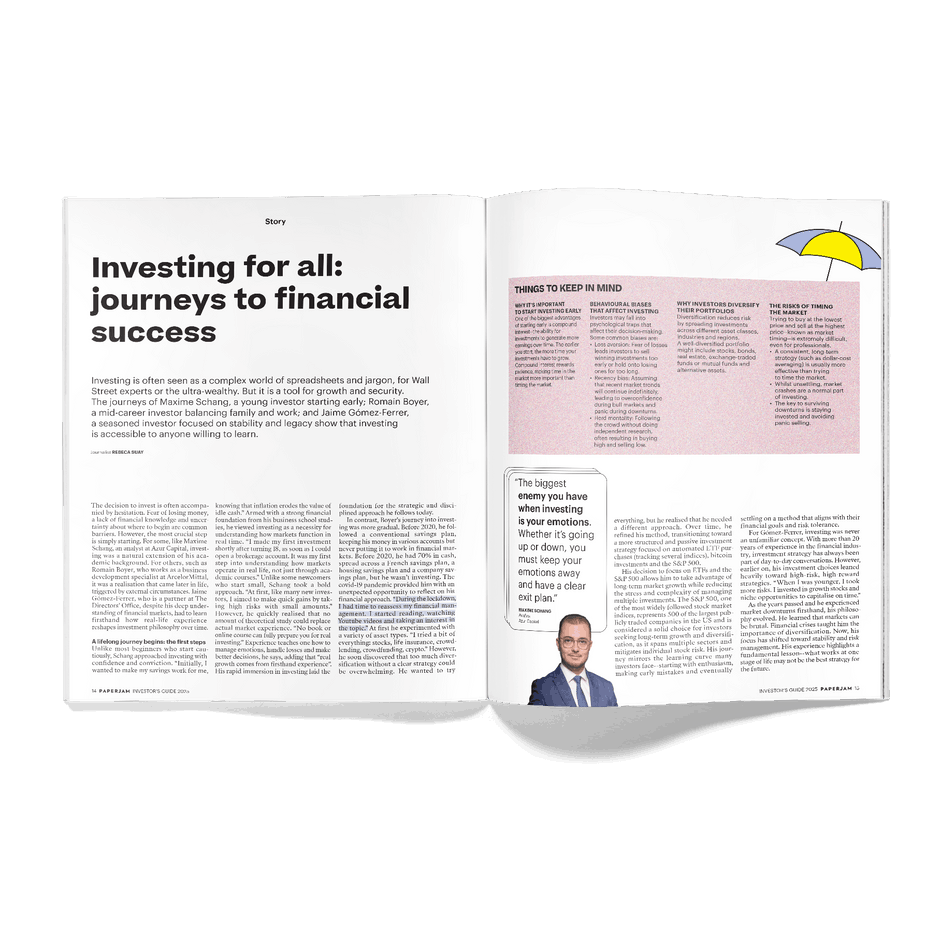 Investing for all: journeys to financial success. Photo: Maison Moderne