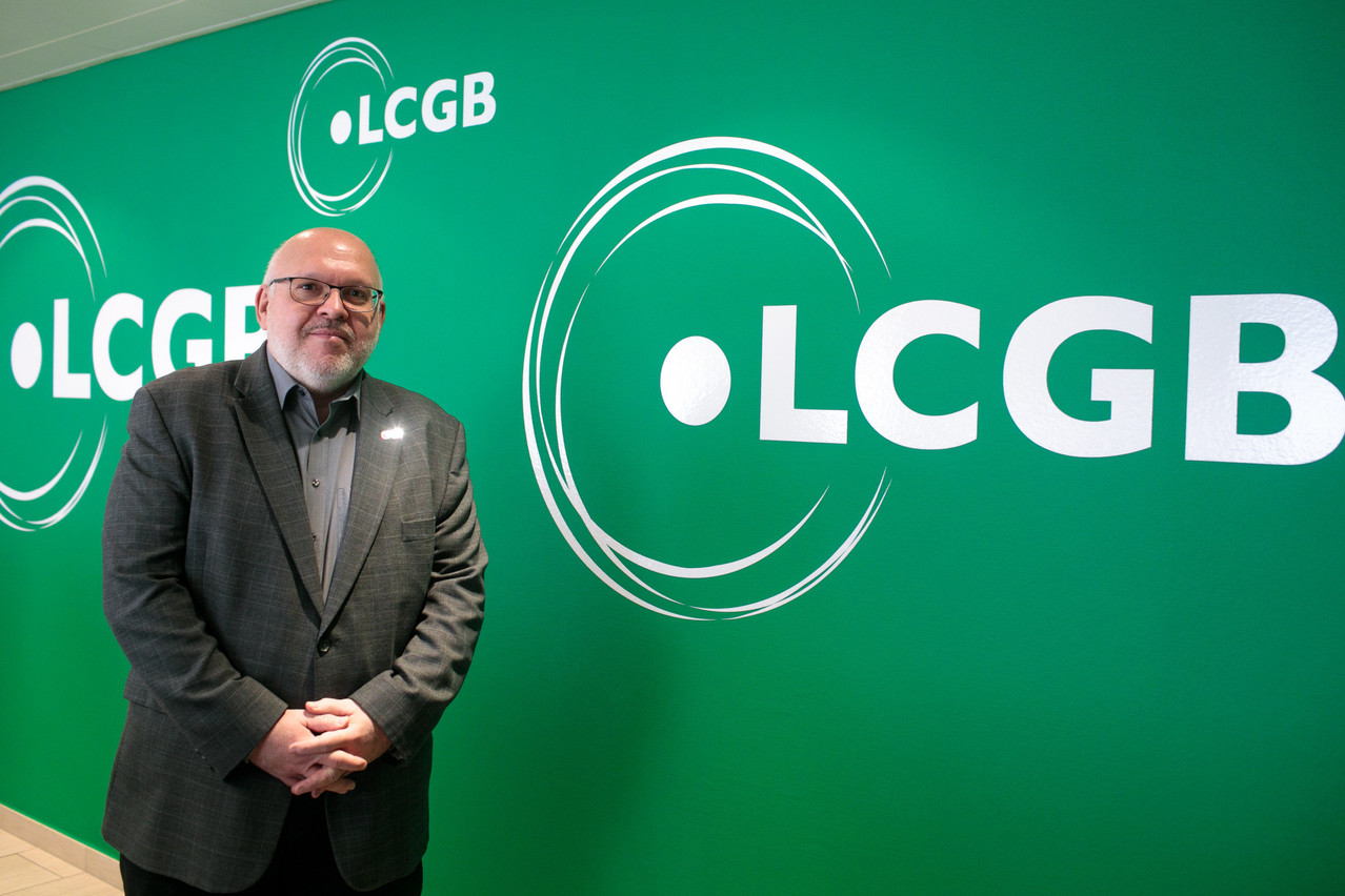 Patrick Dury says the LCGB trade union will put social justice at the heart of upcoming demands. Photo: Matic Zorman / Maison Moderne