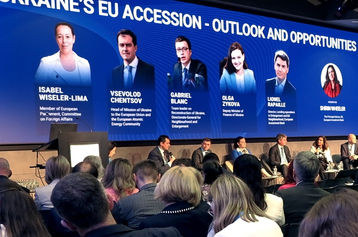 The 2nd Ukraine Recovery Business Forum took place in 2024. Photo: Kateryna Mostova
