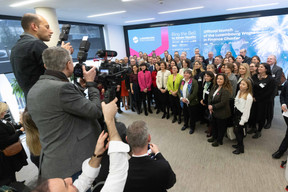 Launch of Luxembourg’s Women in Finance Charter on 8 March. Photo: Guy Wolff/Maison Moderne