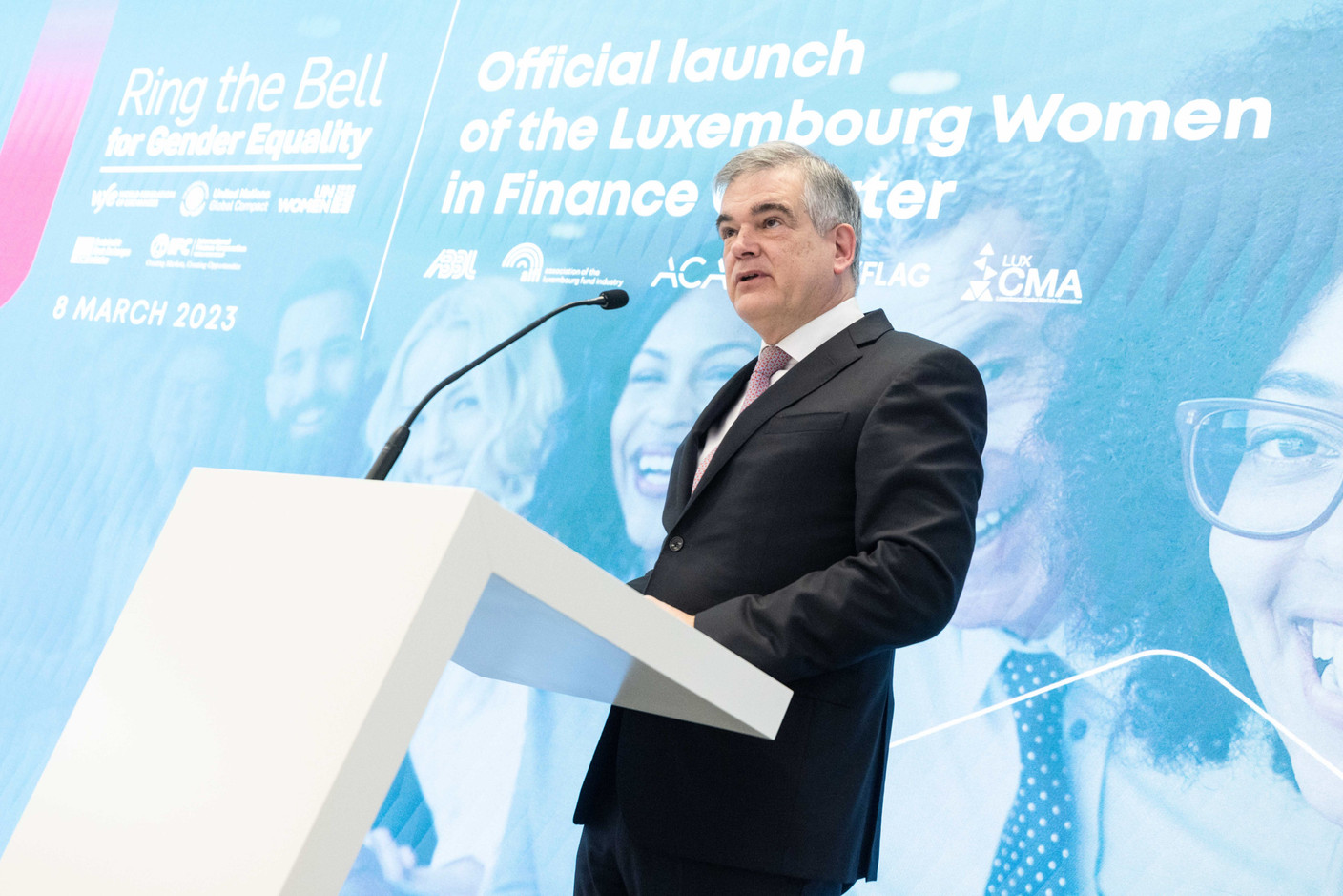 Launch of Luxembourg’s Women in Finance Charter, Bourse de Luxembourg. Photo: Guy Wolff/Maison Moderne