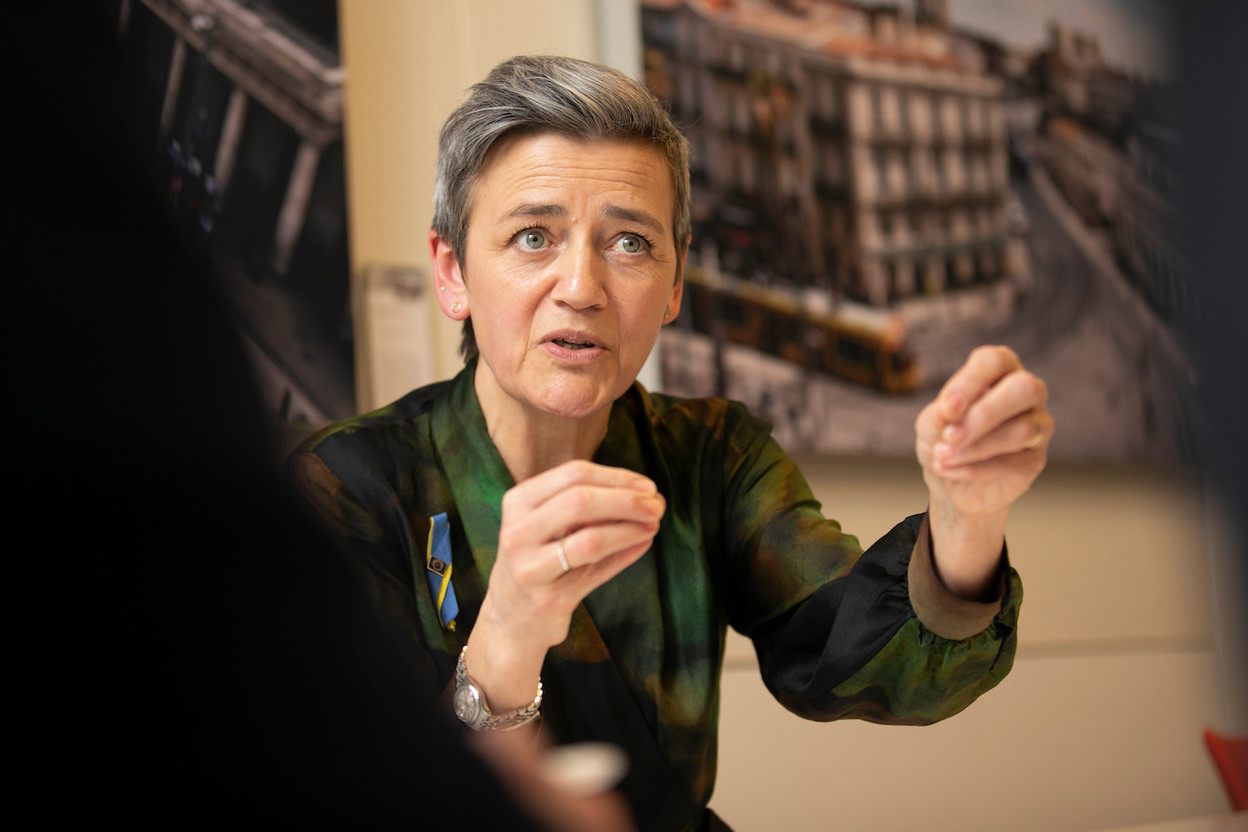 Margrethe Vestager says the Commission is pushing the digital single market in preparation for the next, more industrial, stage of digitalisation.  Guy Wolff/Maison Moderne