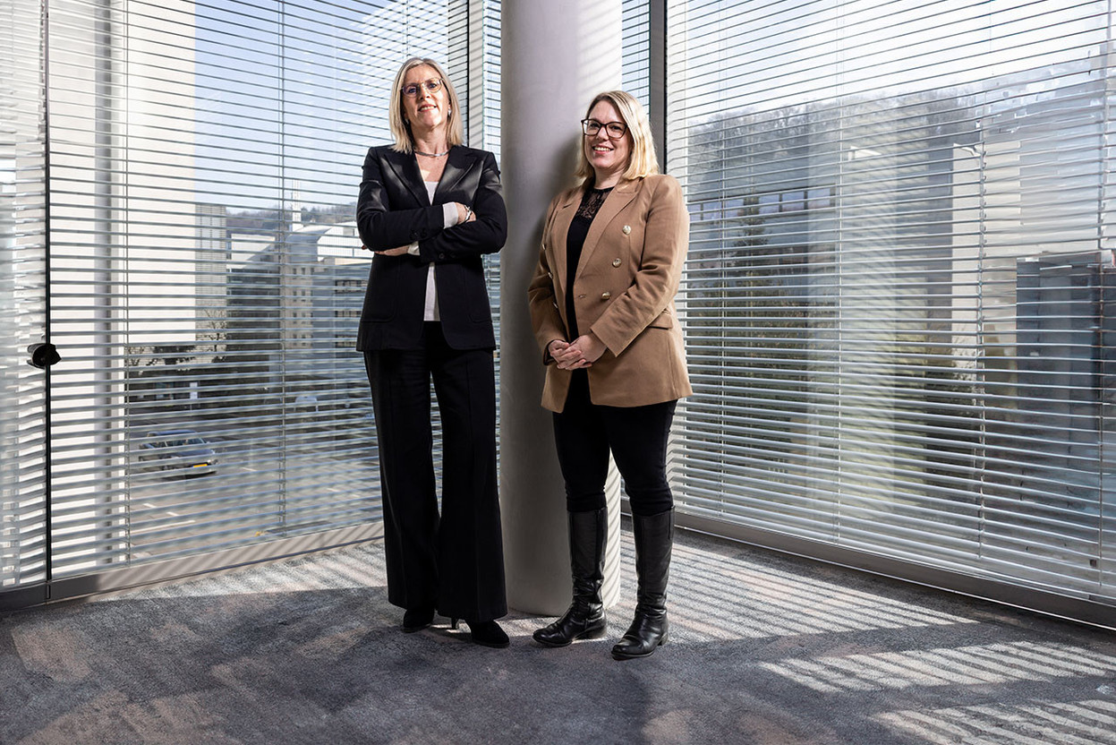 At the helm of ODL, Simone Joachim and Danielle Wirtz guide exporting companies as well as banks. Photo: Eva Krins (Maison Moderne) 