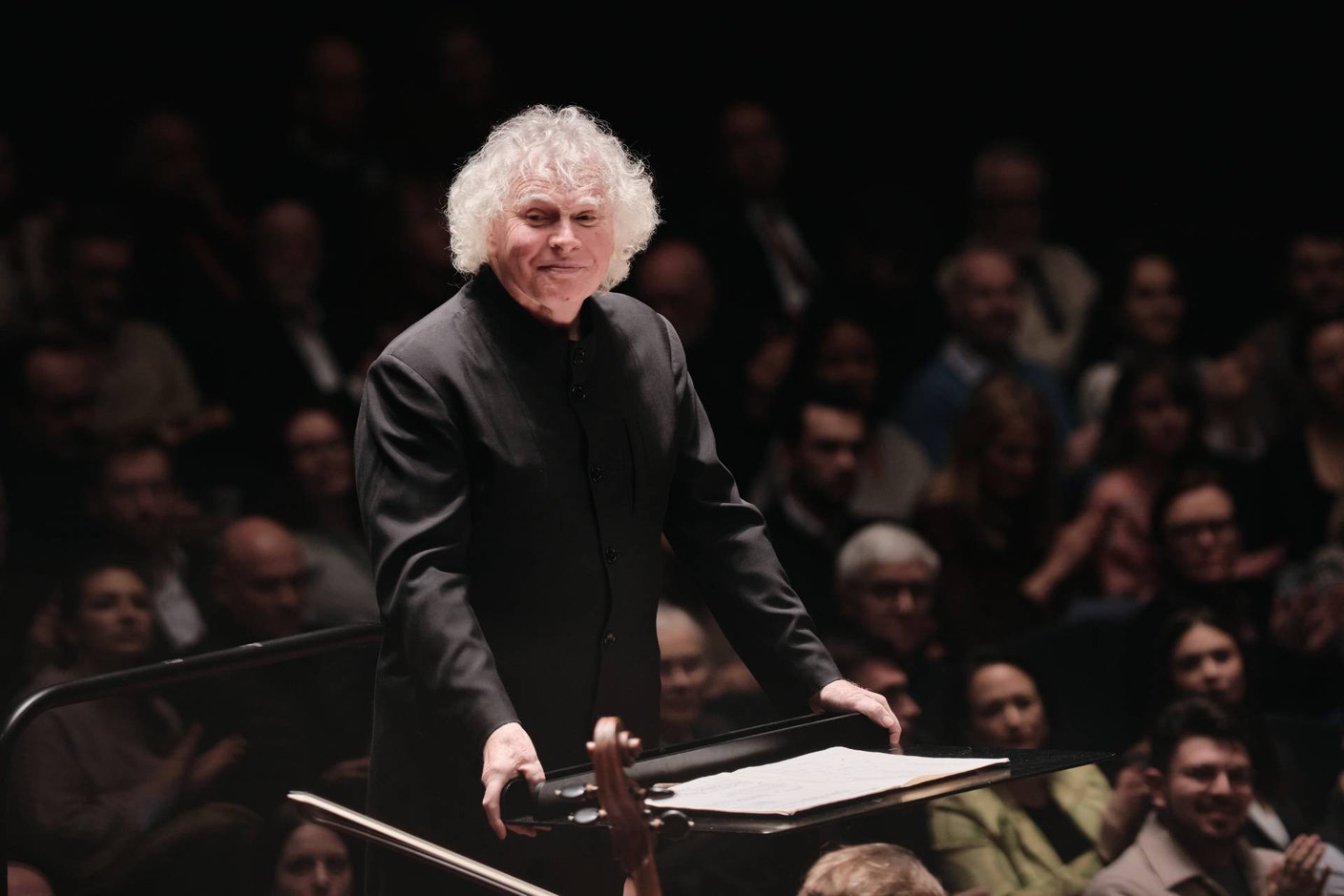 Conductor Sir Simon Rattle will return to Luxembourg Photo: Eric Engel