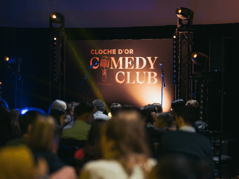 The Cloche d'Or Comedy Club welcomed French and international stand-up talents for the great pleasure of laughter lovers. Credit: NOOS