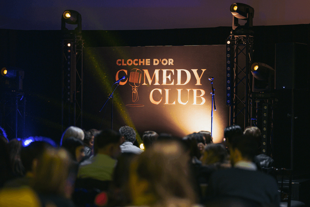 Le Cloche d’Or Comedy Club a accueilli les talents du stand-up français et international pour le plus grand plaisir des amateurs du rire. (Photo: NOOS)