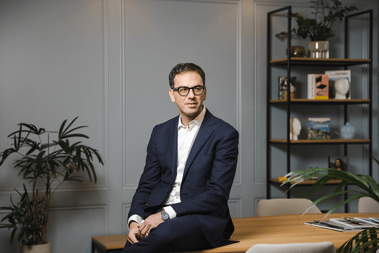 Ilario Attasi, Head of Investment & Client Solutions, Luxembourg, and Group Head of Client Investment Specialists chez Quintet Private Bank Crédit photo : Romain Gamba