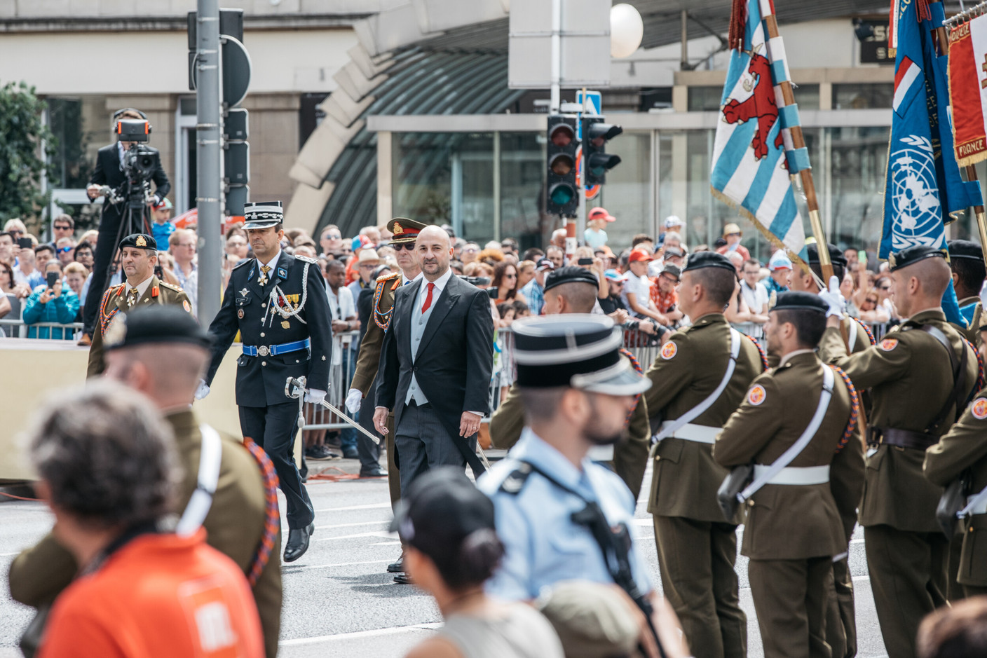 On 23 June, the traditional military parade will bring together the Luxembourg Armed Forces, the Grand Ducal Police, the CGDIS and various official bodies on Avenue de la Liberté. It is a highlight of the official National Day celebrations. (Photo: Edouard Olszewski)