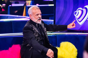 Graham Norton received a massive reaction from the audience in Liverpool when announcing Luxembourg’s return to Eurovision during Saturday’s final. Photo: EBU/Chloe Hashemi