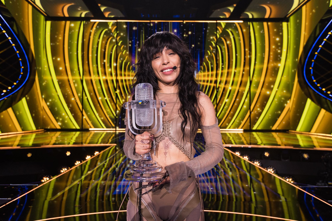 Sweden’s Loreen, winner of 2023 Eurovision Song Contest with the song ’Tattoo’, 13 May 2023. Photo: EBU/Corinne Cumming