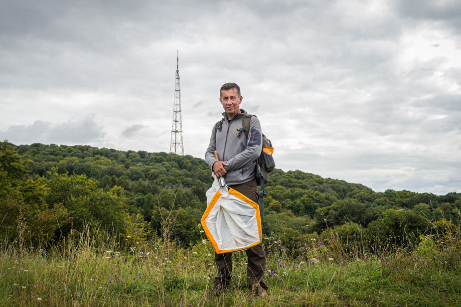 Raoul Gerend, pictured, is a primary school teacher by day and an entomologist in his free time MIKE ZENARI