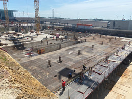 View of the construction site in June 2021. (Photo: Costantini)