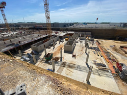 View of the construction site in June 2021. (Photo: Costantini)