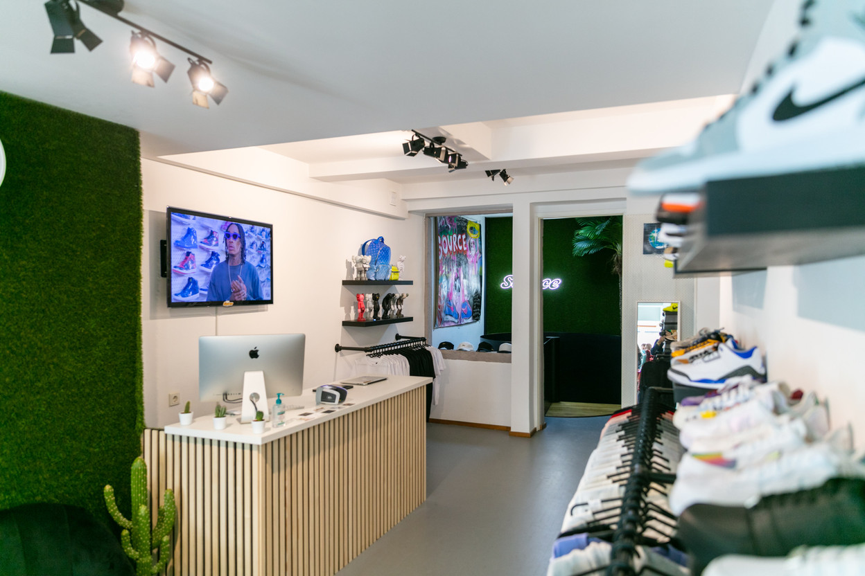 The Source sells the most sought-after limited sneakers. (Photo: Romain Gamba/Maison Moderne)