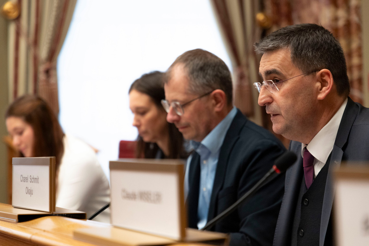Okaju Charel Schmit presented his 2025 annual report to the Chamber of Deputies on Monday 17 November. (Photo: Chamber of Deputies)