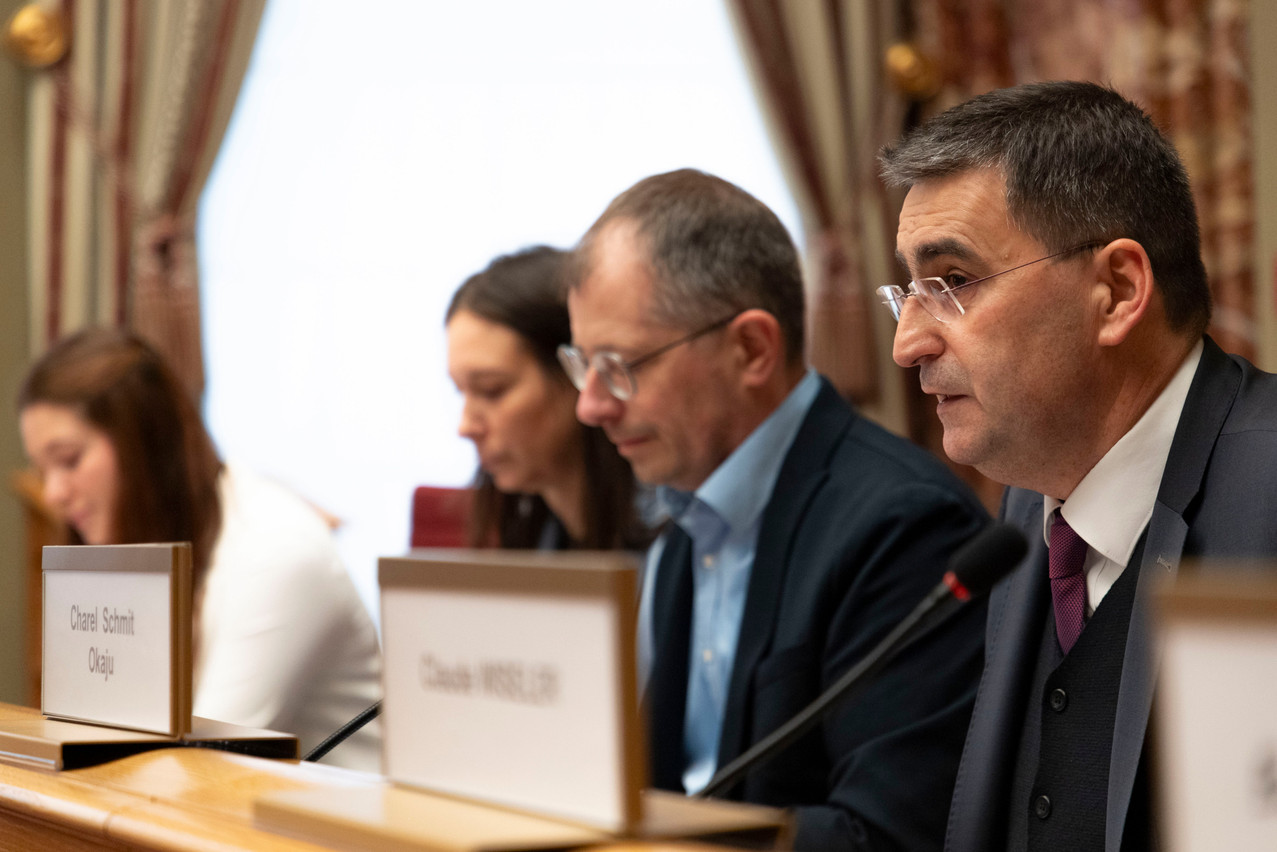 Okaju Charel Schmit presented his 2025 annual report to the Chamber of Deputies on Monday 17 November. (Photo: Chamber of Deputies)