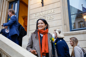 The deputy Semiray Ahmedova (déi Gréng). (Photo: Romain Gamba/Maison Moderne)