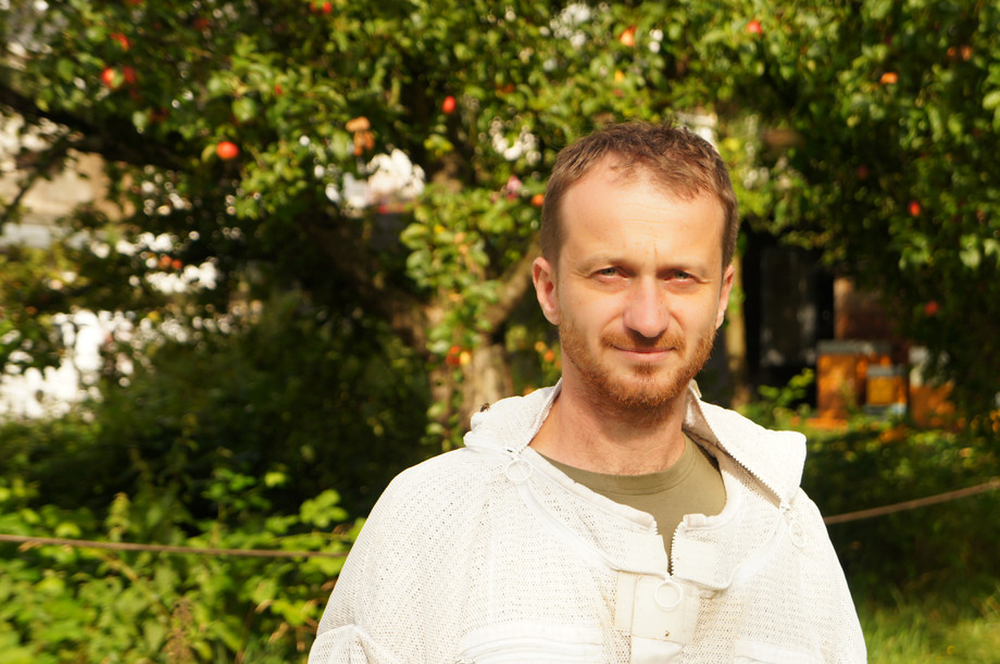 Hugo Zeler, pictured, founded Hunneg Këscht, an apiary firm based almost exclusively in Luxembourg City Jess Bauldry