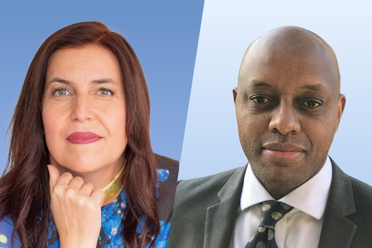 Luba Kassova, media expert, researcher, journalist, and co-founder of AKAS, and Richard Addy, co-founder of AKAS, strategist, international media consultant. (Photo: DR)