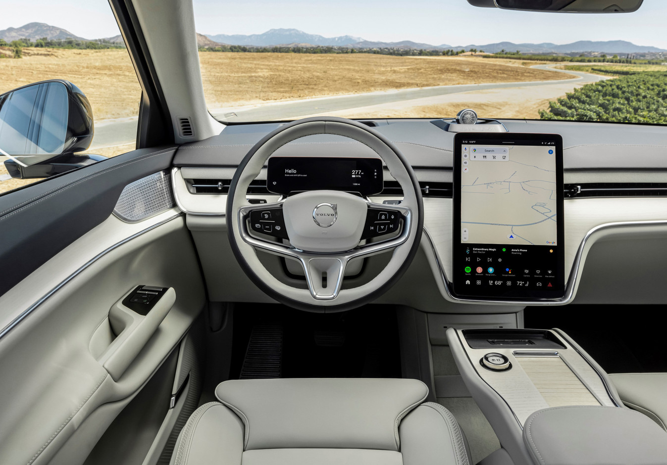 The interior of the Volvo EX90. Photo: Volvo