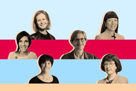 Les femmes CEO dévoilées aujourd’hui sur paperjam.lu sont Sandra Thein, Françoise Thoma, Laura Veneziani, Christianne Wickler, Isabelle Wirtzler et Laurence Zenner. Découvrez-les et leurs entreprises! (Montage: Maison Moderne)