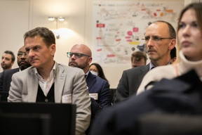 Francesco Sardella from KPMG and other attendees at the LPEA event on valuations. Matic Zorman / Maison Moderne