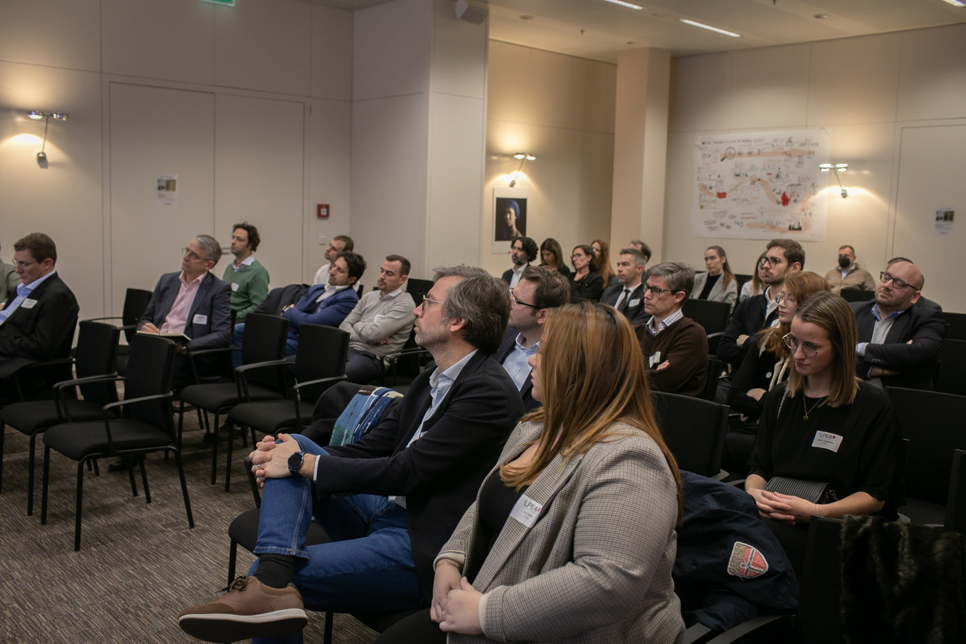 Attendees at the event on valuation during times of market uncertainty. Matic Zorman / Maison Moderne